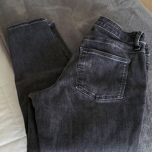 Gray Ankle Jeans
